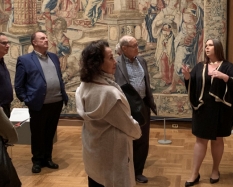 Members of the Director's Circle on a private tour of the Detroit Institute of Arts' European collection in October 2019.