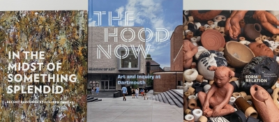 Covers of publications printed by the Hood Museum of Art in the fiscal year 2019–2020.