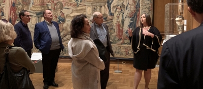 Members of the Directors Circle on a private tour of the Detroit Institute of Arts' European collection in October 2019.