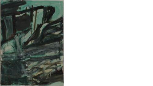 Louise Fishman, Green's Apogee, 2005, oil on canvas. Hood Museum of Art, Dartmouth College: Purchased through gift of Mr. and Mrs. Joseph H. Hazen by exchange; 2013.23. Courtesy Cheim & Read, New York 