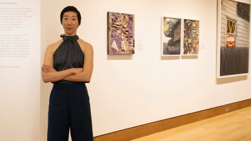 Associate Curator of Global Contemporary Art Jessica Hong. Photo by Alison Palizzolo.