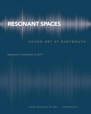 Cover of the Resonant Spaces exhibition brochure.