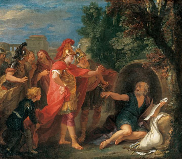 alexander the great and diogenes