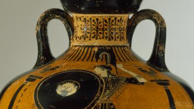 Panathenaic Amphora, 480-470 BCE, Greece