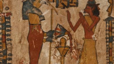 Stela of Amunhor with the God Ra, Late Period, Dynasty 25, Egypt