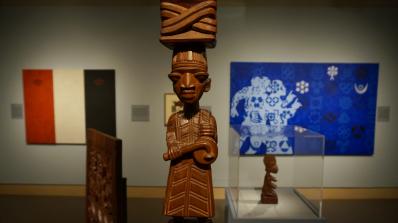 Inventory: New Works and Conversations around African Art in the Hood's Friends and Cheatham Galleries. Photo by Alison Palizzolo.