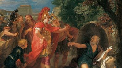 Alexander and Diogenes by Louis de Silvestre