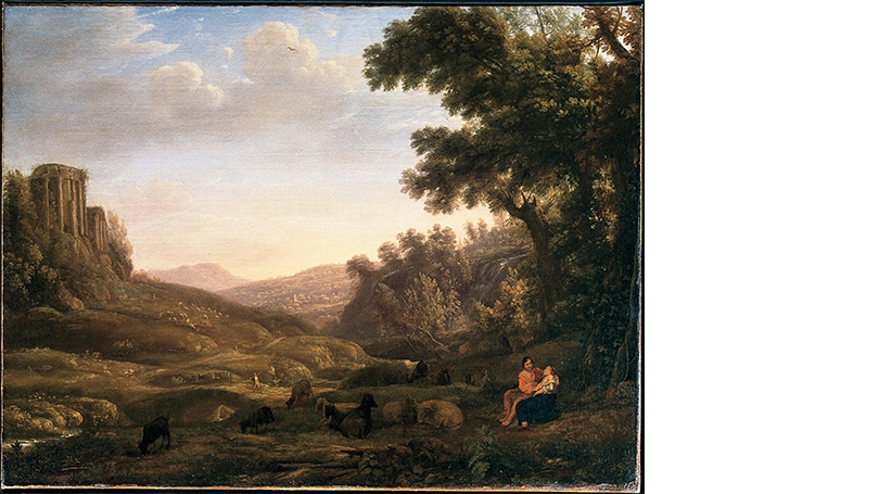 Claude Lorrain, Landscape with Shepherd and Shepherdess, about 1636