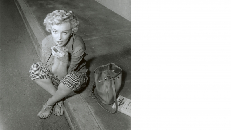 Ernest A. Bachrach, Marilyn Monroe, 1952, platinum print from original negative. Courtesy of the John Kobal Foundation.