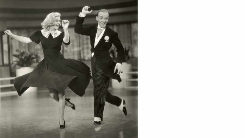 John Miehle, Fred Astaire and Ginger Rogers for Swing Time, 1936, platinum print from the original negative. Courtesy of the John Kobal Foundation.