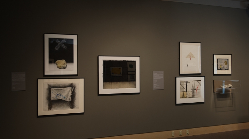 The Dorothy and Herbert Vogel Collection installed in the Hood Museum's Harrington Gallery. Photo by Jeffrey Nintzel. 