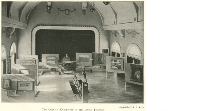 Exhibition of Cornish Artists, Little Theater, Robinson Hall, Dartmouth College.