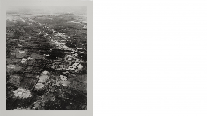 Henri Huet, Bomb Craters from B-52 Airstrikes, near Saigon, 1968, Print 2013, Gelatin silver print, Purchased through the Mrs Harvey P. Hood W'18 Fund and the Miriam H. and S. Sidney Stoneman Acquisition Fund; 2014.10.10. 