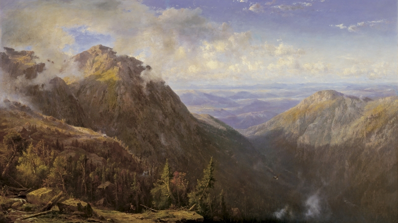 Régis François Gignoux, New Hampshire (White Mountain Landscape), about 1864, oil on canvas