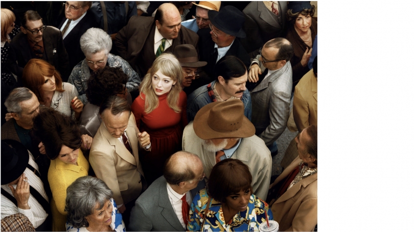 Alex Prager, Crowd #2 (Emma), 2012, archival pigment print. Purchased through a gift from Bonnie and Richard Reiss, Jr., Class of 1966; 2018.3. © Alex Prager. Courtesy Alex Prager Studio and Lehmann Maupin, New York, Hong Kong and Seoul.  
