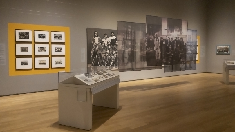 School Photos and Their Afterlives on view in the Northeast Gallery through April 12, 2020. Photo by Alison Palizzolo.
